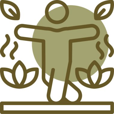 Çelenkli bir adamın vektör çizimi