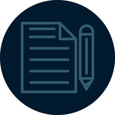 Vektör belgesi Simge illüstrasyonu