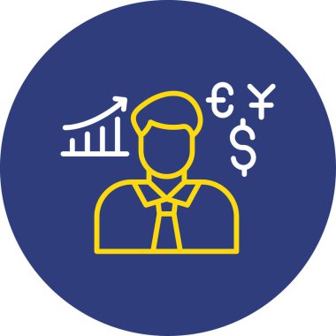 İş simgesinin vektör illüstrasyonu