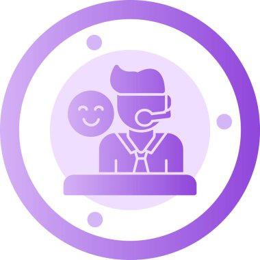 Bilgisayarı ve mikrofonu olan bir adam.