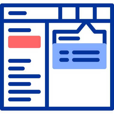 İnternet tarayıcı web simgesi - taslak biçimi