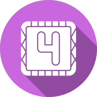 Klavye. Web simgesi basit illüstrasyon