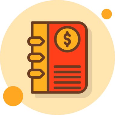 Kitap simgesi, modern vektör illüstrasyon tasarımı