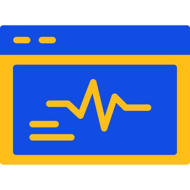 Geliştirme ve vektör illüstrasyonu için web tasarım simgesi