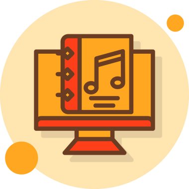 müzik çalar vektör illüstrasyonu