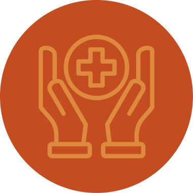 Sağlık simgesinin vektör illüstrasyonu