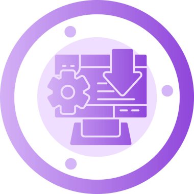 Vektör ayarı Simge illüstrasyonu