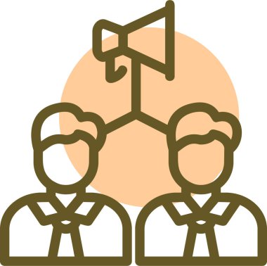 İnsan simgesinin vektör illüstrasyonu