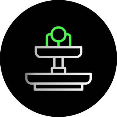 Güzel çan vektörü simgesi