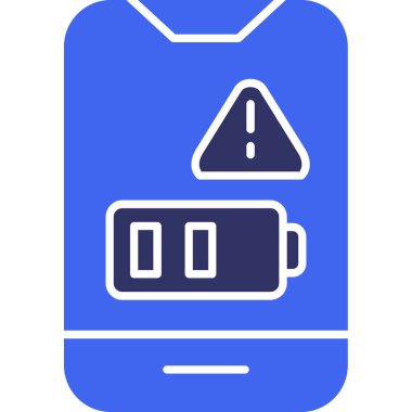 Bir benzin istasyonu simgesinin vektör illüstrasyonu