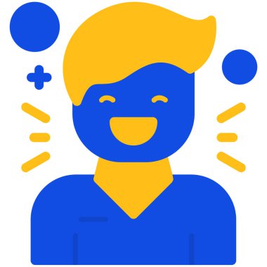 man simgesi vektör illüstrasyonu