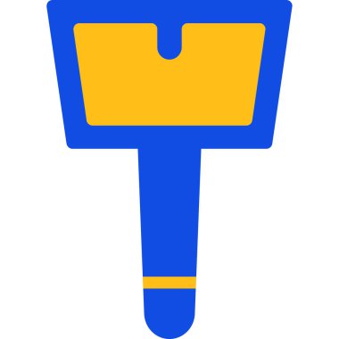 Kürek. Web simgesi basit illüstrasyon