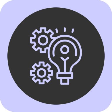 ampul simgesi vektör illüstrasyonu