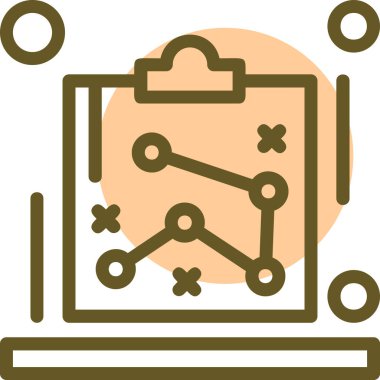 veri analiz çizelgesi simgesi - taslak biçimi