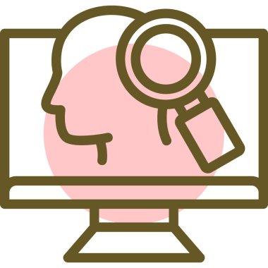 seo modern simgesinin vektör illüstrasyonu