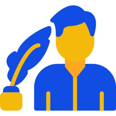 Erkek simgesinin vektör illüstrasyonu