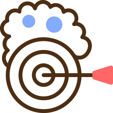 Hayvan maması tavuk simgesi - taslak biçiminde