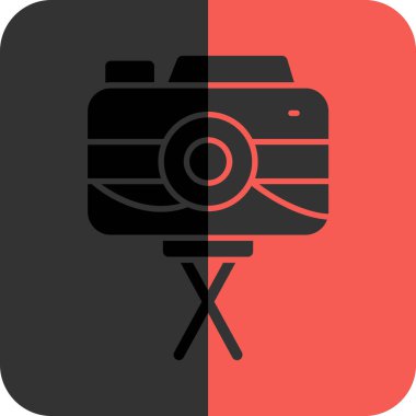 kamera simgesi vektör illüstrasyonu