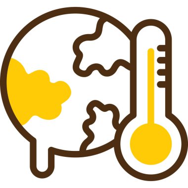 Sıcaklık. Web simgesi basit tasarım