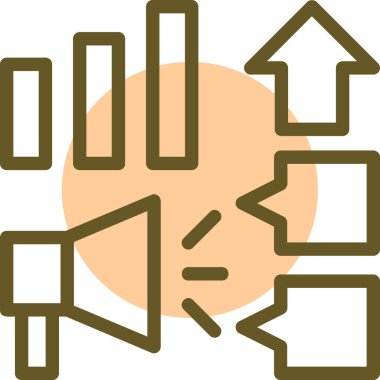 Modern bir simgenin vektör illüstrasyonu