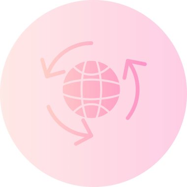 Küresel ısınma simgesi, beyaz arkaplanda izole edilmiş ince çizgi, web tasarımı, özet