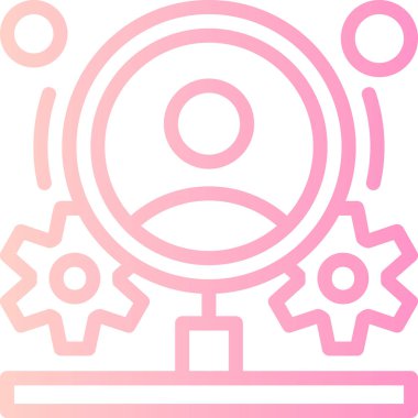 Teçhizat Web simgesi basit illüstrasyon