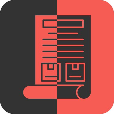 belge simgesi vektör illüstrasyonu