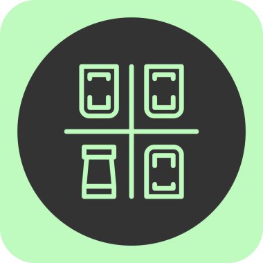 seo modern simgesinin vektör illüstrasyonu