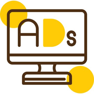 Modern bir simgenin vektör illüstrasyonu