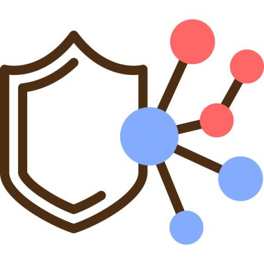 Bir ağın vektör çizimi