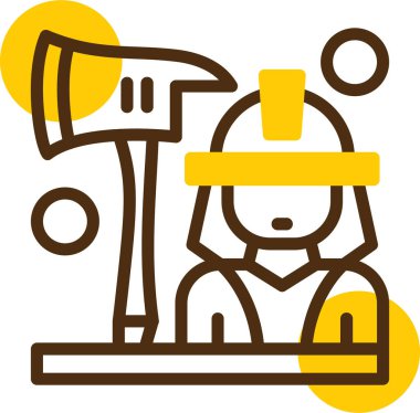 Çizgi film simgesinin vektör çizimi