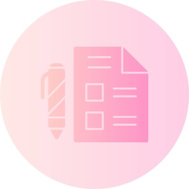 belge simgesi vektör illüstrasyonu