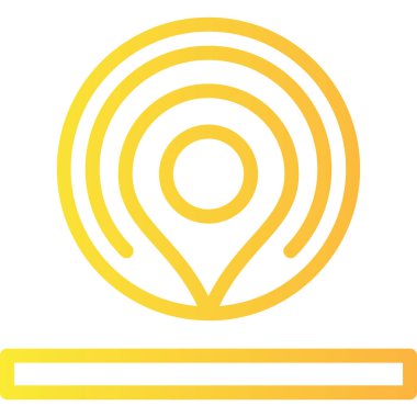 Konum simgesinin vektör illüstrasyonu