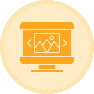 Web simgesi, vektör illüstrasyonu