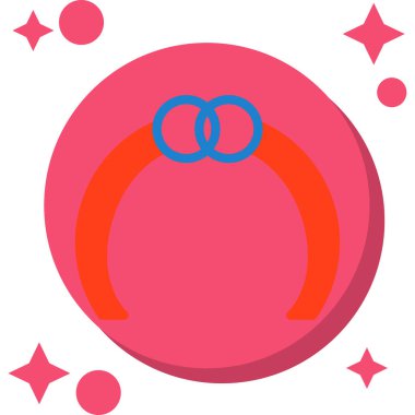 Şeker simgesi, vektör illüstrasyonu