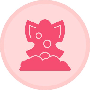 Kişisel ve ticari kullanım için vektör Cadılar Bayramı simgesi.