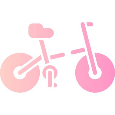 bisiklet ikonu vektör illüstrasyonu