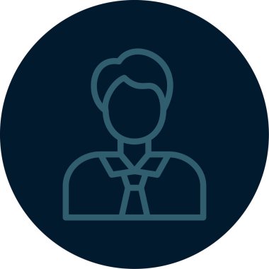 avatar simgesi vektör illüstrasyonu