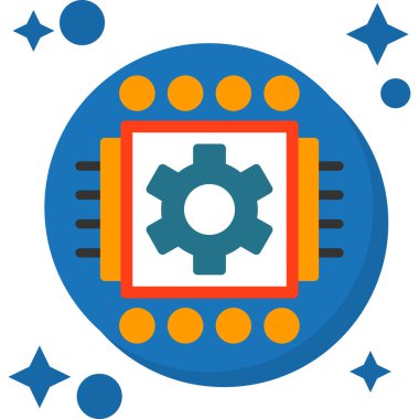 Teçhizat Web simgesi basit illüstrasyon