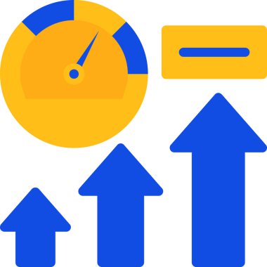 ok iş büyümesi simgesi