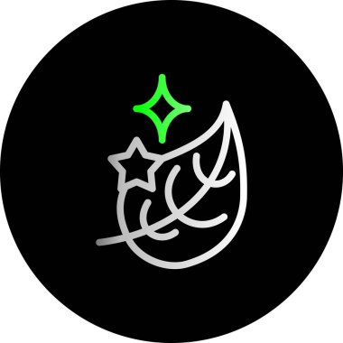 Yeşil ve siyah arkaplanın vektör çizimi