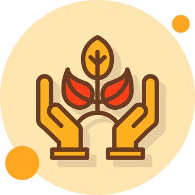 Bir ağaç simgesinin vektör illüstrasyonu