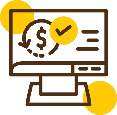 Ödeme kredisi ikonu - özet biçiminde