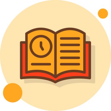 kitap simgesi, vektör illüstrasyonu