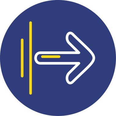 ok simgesi vektör illüstrasyonu