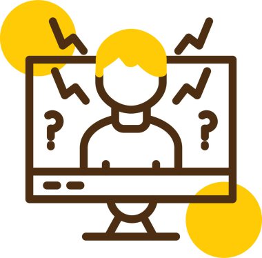 İş ikonu. vektör illüstrasyonu