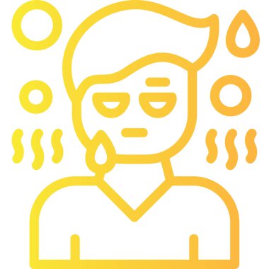 Soğuk algınlığı ikonu - grip kategorisinde