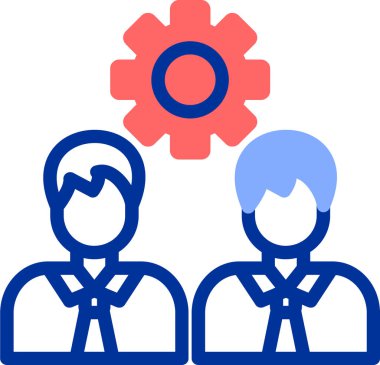 İş adamları vektör illüstrasyonu