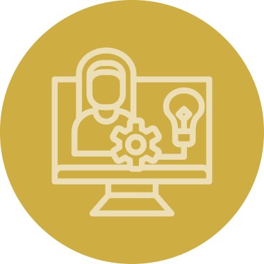 seo modern simgesinin vektör illüstrasyonu