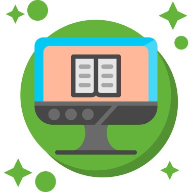 İnternetten alışveriş. Basit resimleme